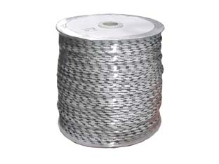 16kg corda treccia bianca con segnalino - ? mm.16 peso circa gr.200 al mt cod:ferx.fer92791