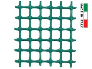 1 pz rete in plastica quadra verde mm.10x10 - maglia mm.10x10 altezza cm.100 cod:ferx.fer23894