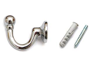 30pz ganci raccoglitenda grandi cromo - mm.37 cod:ferx.fer25195