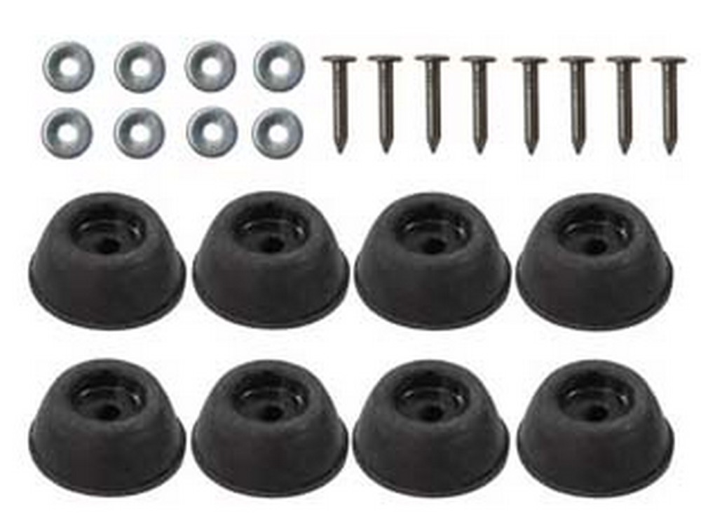 50blister paracolpi conici alti neri - ? mm.20x10h. cod:ferx.fer28554