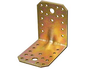 25pz piastra di giunzione piegata ad angolo pesante larghezza mm.65 - mm.85x85x65 cod:ferx.fer48408