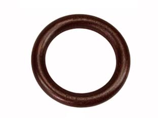 100pz anelli per scorritenda tubolari in legno noce - ? mm.50-70 cod:ferx.fer50098