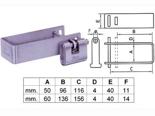 4pz cravatta bloccacancello in acciaio - media (art.677) cod:ferx.fer68253