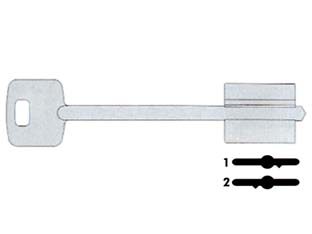 5pz chiavi doppia mappa 00120 - 00120002 sx (tipo silca csl) cod:ferx.fer67331