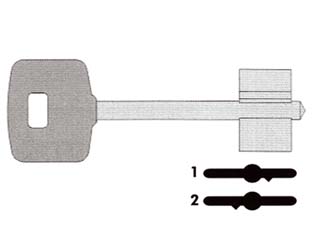 5pz chiavi doppia mappa 00101 - 00101002 sx (tipo silca cscp) cod:ferx.fer67997