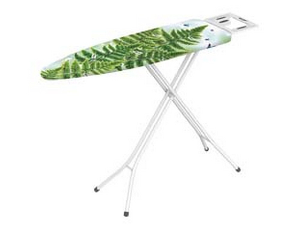 Image of asse da stiro &quot;leo&quot; aferro in lamiera verniciata - aperto cm.136x33x90h. - chiuso cm.33x4,5x143h. cod:ferx.fer73288