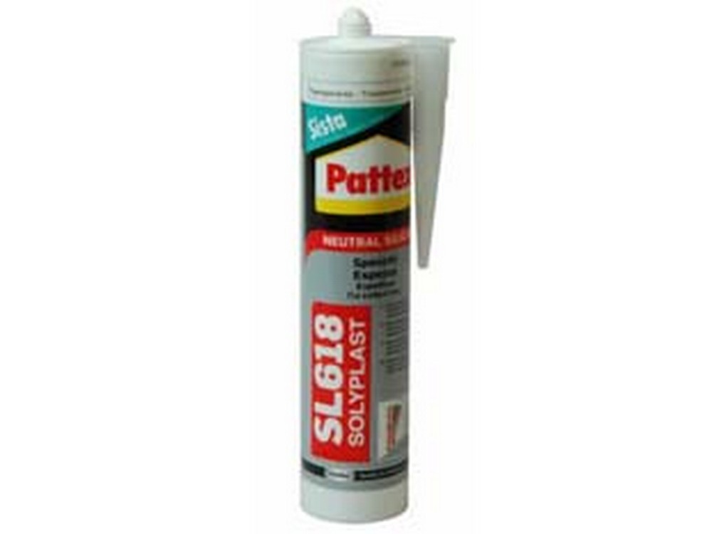 5pz pattex silicone sista sl 618 solyplast per specchi - ml.300 cod:ferx.fer76982