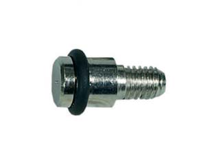100pz mensolina reggipiano tonda filettata con gommino - ? mm.8 con filetto ? mm.5 ma in ottone nichelato cod:ferx.fer84246