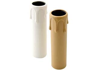 20pz guscio candela con gocce e14 con portalampada incluso - ? mm.26x65h. - colore antico cod:ferx.fer88985