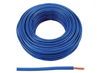 100mt cavo elettrico unipolare antifiamma blu fs17 - 1x mmq.2,5 colore blu cod:ferx.fer90544
