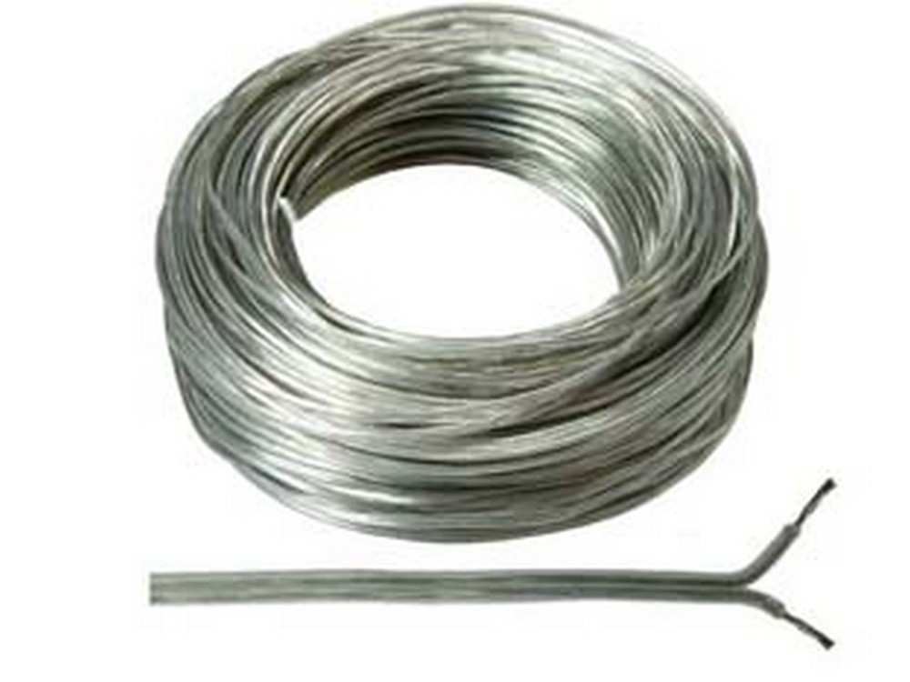 100mt cavo elettrico bipolare piattina costa stretta argento - 2x mq.0,50 colore argento cod:ferx.fer91992