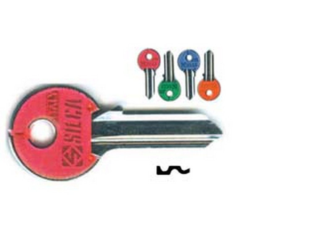 Image of 100pz chiavi per cilindri 4 spine grandi cs204dz - cs204dz dx silky 4 colori assortiti cod:ferx.fer99578