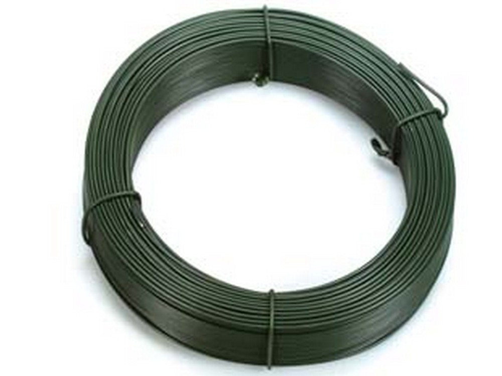 Image of 5pz filo ferro plastificato verde in matasse mt.100 - n?10 filo ? mm.1,5 per legature cod:ferx.fer231879