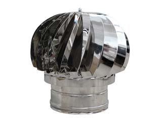 fumaiolo testa radiante girevole tondo attacco femmina - ? cm.13 in acciaio inox cod:ferx.fer156400