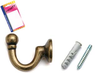 6blister ganci raccoglitenda grandi bronzo in blister - mm.37, in bl.2 pz. cod:ferx.fer107082