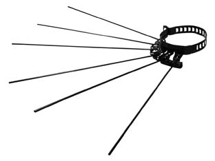 6pz stendibiancheria a raggera 6 raggi per stufe smaltato nero - ? cm.8/15 regolabile con sei aste da cm.43 cod:ferx.fer109567