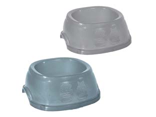 6pz ciotola in plastica per animali domestici - cm.22xx22x8h. - lt.1 cod:ferx.fer111379