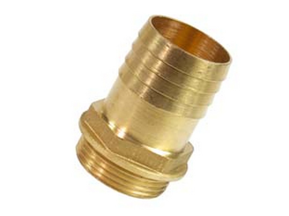 10pz raccordo filettato e portagomma in ottone - filetto m 1" portagomma ? mm.25 cod:ferx.fer128261