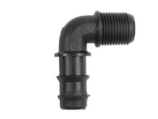 100pz raccordo portagomma gomito 90? filettato maschio in polipropilene - ? mm.16xm 1/2" cod:ferx.fer128650