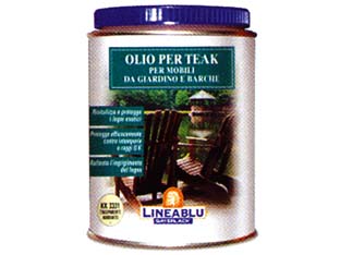 olio per teak rivitalizzante per mobili da giardino e barche - kk 3331 trasparente ambrato ml.750 cod:ferx.fer132350