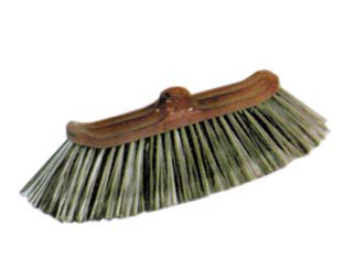 12pz scopa domestica pavone in legno - cm.34x8x12h. cod:ferx.fer135023