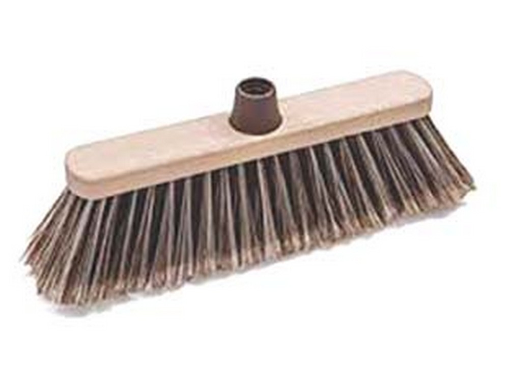 Image of 12pz scopa domestica stellina in plastica - cm.33x9x12h. cod:ferx.fer135047