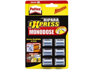 2blister pattex ripara express monodose - gr.30 con 6 monodosi cod:ferx.fer143400