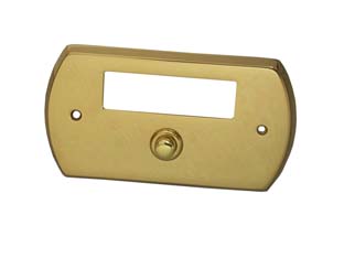 campanello ovale con pulsante in ottone cod:ferx.fer147422
