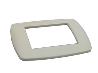 15pz placca 3 posti "millennium" avorio - 3 posti - mm.123x84h. (7843.t.a) cod:ferx.fer153713
