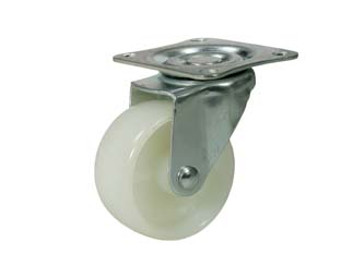4pz ruote con piastra "forcella" - ? mm.65 (piastra mm.65x54) cod:ferx.fer154680