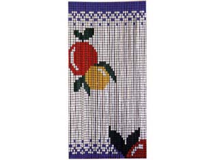 tenda a piastrina "frutta" - 36 strisce per 63 piastrine - cm.100x230h. cod:ferx.fer164511