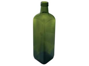 88pz bottiglia marasca in vetro quadra per olio - capacit? lt.0,10 - vetro rosso bruno (marrone) cod:ferx.fer359092