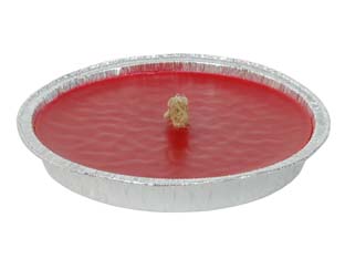 36pz citronella grande rossa in ciotola di alluminio - ? cm.17,5x2,5h. cod:ferx.fer168960