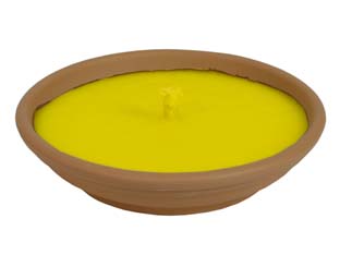 25pz citronella grande in ciotola di terracotta - ? cm.16,5x2,5h. cod:ferx.fer168984
