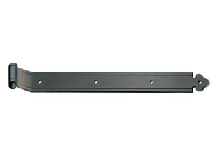 6pz bandelle dritte con zanca a filo - mm.200x35 - in ferro verniciato nero cod:ferx.fer176231