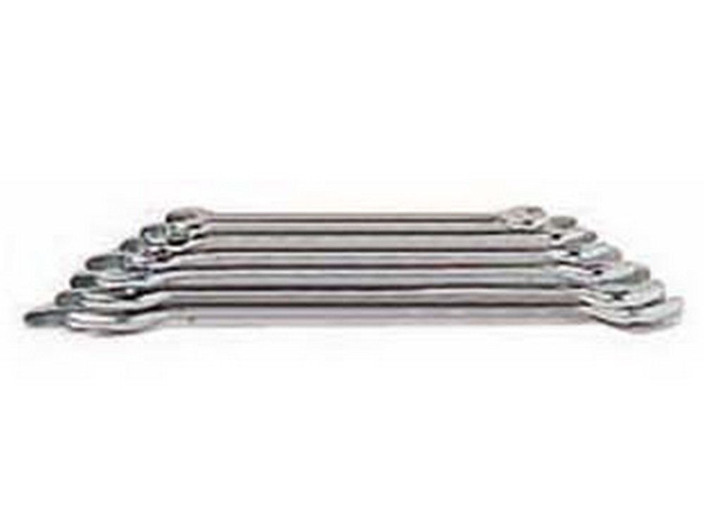 Image of 1blister chiave a forchetta doppia fissa in serie in serie pz.12 da 6x7 a mm.30x32 cod:ferx.fer176651 cod009