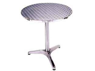 tavolo tondo "one top" in alluminio - ? cm.60x70h. cod:ferx.fer180559