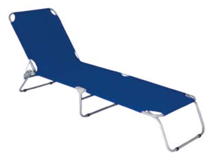 lettino in acciaio pieghevole - cm.58x190x27/70h. cod:ferx.fer181983