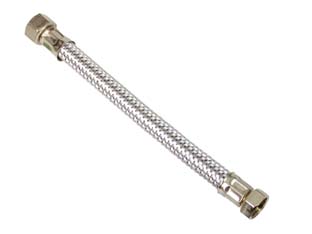 10pz flessibile inox f3/8 - f3/8 - f 3/8" f 3/8" cm.35 cod:ferx.fer182683
