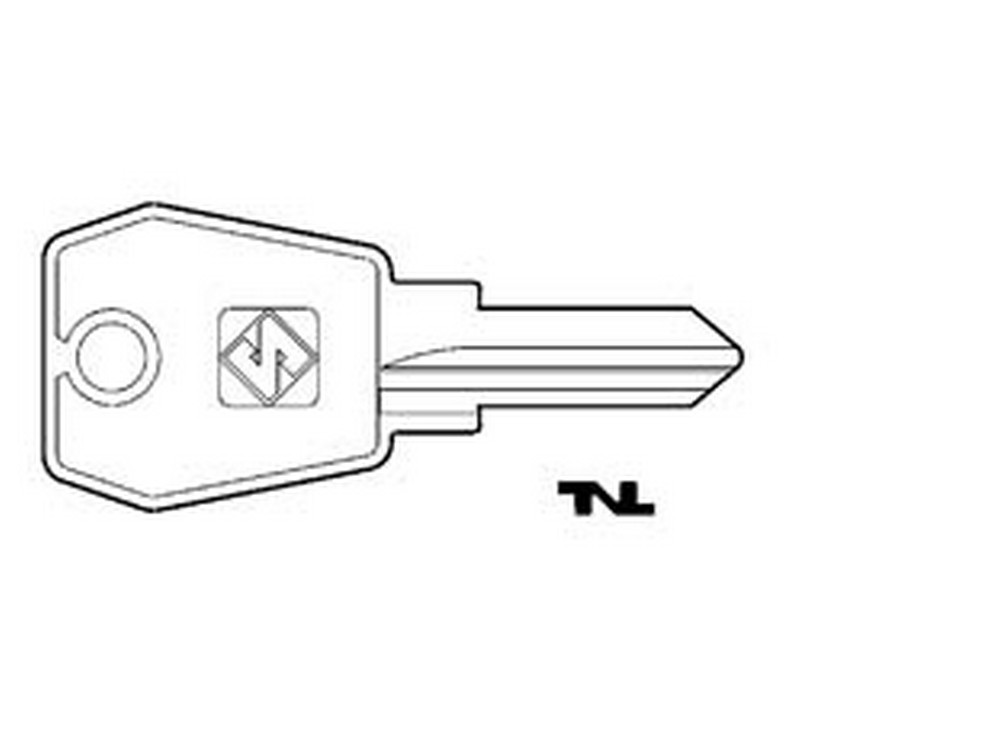 Image of 10pz chiavi per cilindri euro locks 7 spine piccole eu5r - eu5r sx cod:ferx.fer188418