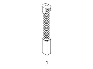 8pz spazzole a carboncino per elettroutensili modello 1 - 1960 mm.6x10x15/19h. cod:ferx.fer192408