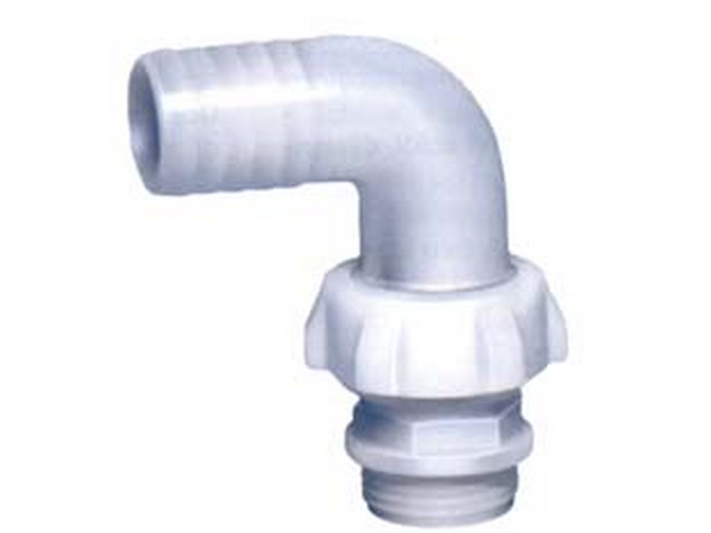 10pz raccordo in nylon curvo portagomma a 3 pezzi per pompe - m 1" x ø mm.30 cod:ferx.fer197359