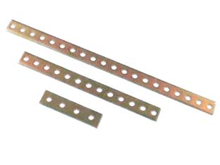 50pz piastrina di giunzione forata angoli dritti pesanti - mm.200x20 cod:ferx.fer203319