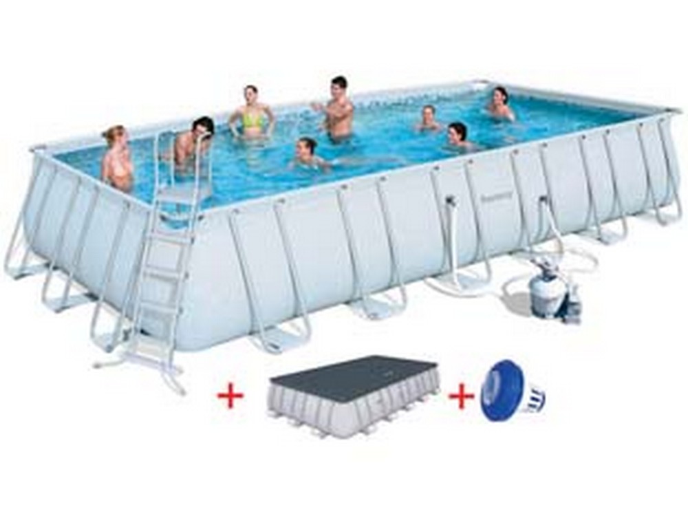 1pz piscina power steel rettangolare telaio portante cm956x488x132h. kg224,5 cod:ferx.fer205290