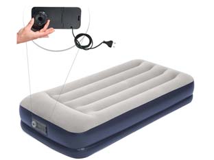 materasso gonf. airbed tritech grigio singolo pompa el. integrata - cm.191x97x36 - kg. 5,100 (art.67723) cod:ferx.fer205511