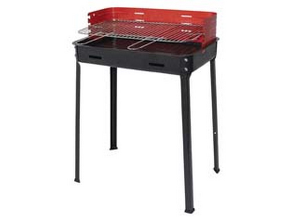 Image of barbecue rettangolare a carbonella &quot;flavia&quot; - bracere cm.50x35 cod:ferx.fer206174