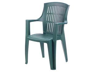 poltrona da giardino "arpa" verde - cm.60x62x89h. - peso kg.3,5 cod:ferx.fer206747