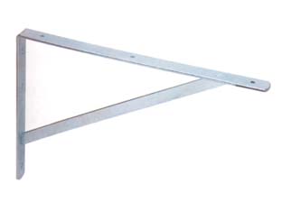10pz mensola obelix zincata con saetta - mm.500x30x310h. spessore mm.5 cod:ferx.fer212809