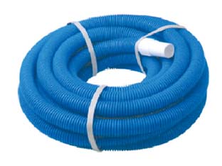 tubo aspirante corrugato colore blu per piscine - ? mm.32 in rotoli da mt.12 cod:ferx.fer225267