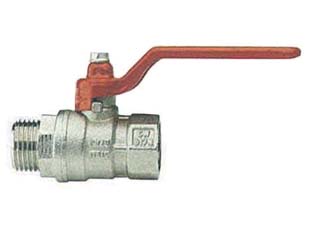 valvola a sfera m/f con maniglia a leva "vienna" art.117 - mf 2" - pressione esercizio 25 bar cod:ferx.fer228602